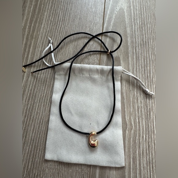 Anthropologie Bubble Letter Adjustable Choker - Picture 4 of 6
